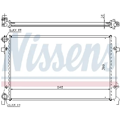 Hladnjak, hlađenje motora NISSENS NIS 65277A IC-A6FEC5