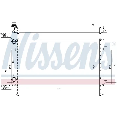Hladnjak, hlađenje motora NISSENS NIS 65279A IC-A8AD73