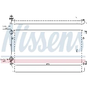 Hladnjak, hlađenje motora NISSENS NIS 65280A IC-A6FEC7