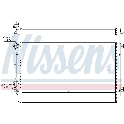 Hladnjak, hlađenje motora NISSENS NIS 65280A IC-A6FEC7
