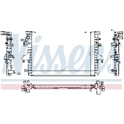 Hladnjak, hlađenje motora NISSENS NIS 65285 IC-CF8AC5