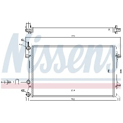Hladnjak, hlađenje motora NISSENS NIS 65321 IC-D851B9
