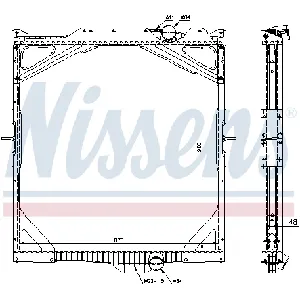 Hladnjak, hlađenje motora NISSENS NIS 65462A IC-9BBA5B