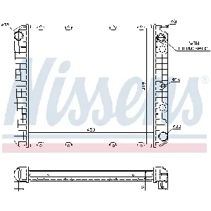 Hladnjak, hlađenje motora NISSENS NIS 65525A IC-473784