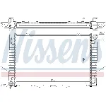 Hladnjak, hlađenje motora NISSENS NIS 65536A IC-364901