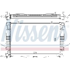 Hladnjak, hlađenje motora NISSENS NIS 65536A IC-364901