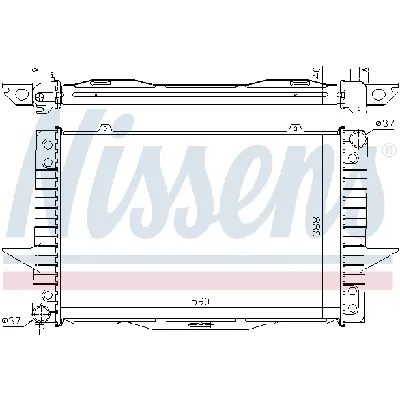 Hladnjak, hlađenje motora NISSENS NIS 65536A IC-364901