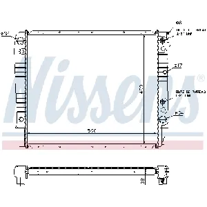 Hladnjak, hlađenje motora NISSENS NIS 65542A IC-473793