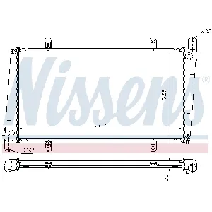 Hladnjak, hlađenje motora NISSENS NIS 65551A IC-473802