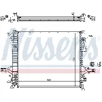 Hladnjak, hlađenje motora NISSENS NIS 65613A IC-AFE46A