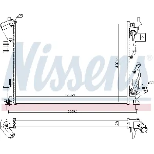 Hladnjak, hlađenje motora NISSENS NIS 666207 IC-E47EF8