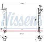Hladnjak, hlađenje motora NISSENS NIS 666231 IC-E233EC