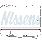 Hladnjak, hlađenje motora NISSENS NIS 66634 IC-9D28AA