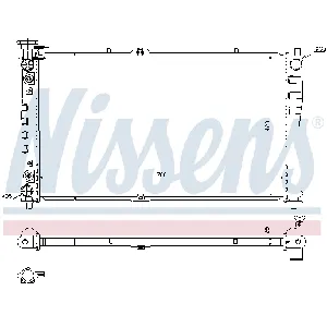 Hladnjak, hlađenje motora NISSENS NIS 66640 IC-9D28B0