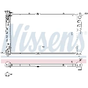 Hladnjak, hlađenje motora NISSENS NIS 66641 IC-9D28B1