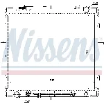 Hladnjak, hlađenje motora NISSENS NIS 66643 IC-9D28B3