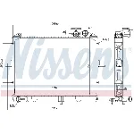 Hladnjak, hlađenje motora NISSENS NIS 66645 IC-9D28B5