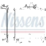 Hladnjak, hlađenje motora NISSENS NIS 66655 IC-A3598F