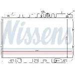 Hladnjak, hlađenje motora NISSENS NIS 66680 IC-AFE4B5