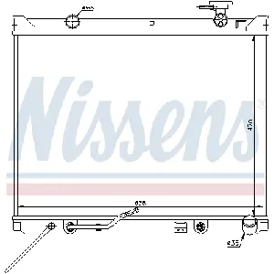 Hladnjak, hlađenje motora NISSENS NIS 66682 IC-AFE4BD