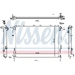 Hladnjak, hlađenje motora NISSENS NIS 66693 IC-C146F6