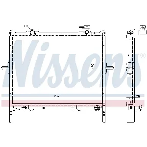 Hladnjak, hlađenje motora NISSENS NIS 66767 IC-DACF4D