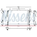 Hladnjak, hlađenje motora NISSENS NIS 66781 IC-D69842