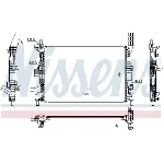 Hladnjak, hlađenje motora NISSENS NIS 66860 IC-DA5A68