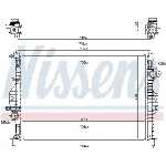 Hladnjak, hlađenje motora NISSENS NIS 66863 IC-DA5A6A