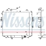 Hladnjak, hlađenje motora NISSENS NIS 66996 IC-C0ECA0