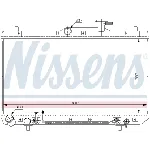 Hladnjak, hlađenje motora NISSENS NIS 67023 IC-472787