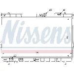 Hladnjak, hlađenje motora NISSENS NIS 67031 IC-472795
