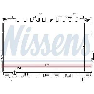 Hladnjak, hlađenje motora NISSENS NIS 67032 IC-472796