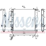 Hladnjak, hlađenje motora NISSENS NIS 67078 IC-AFE49E