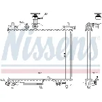 Hladnjak, hlađenje motora NISSENS NIS 67098 IC-D27E7B