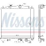 Hladnjak, hlađenje motora NISSENS NIS 67100 IC-473364