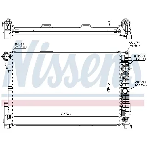 Hladnjak, hlađenje motora NISSENS NIS 67162 IC-B3B140