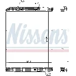 Hladnjak, hlađenje motora NISSENS NIS 671650 IC-D7634F
