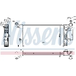 Hladnjak, hlađenje motora NISSENS NIS 67172 IC-DA2BC3