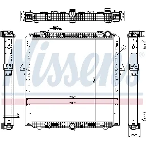 Hladnjak, hlađenje motora NISSENS NIS 67175 IC-G0PU2E