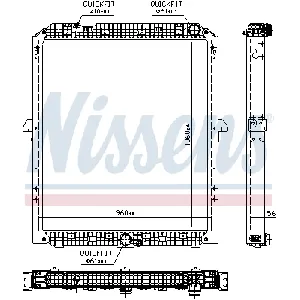 Hladnjak, hlađenje motora NISSENS NIS 67176 IC-E4A596