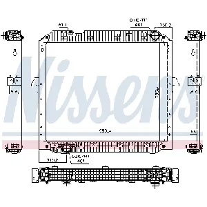 Hladnjak, hlađenje motora NISSENS NIS 67178 IC-E4A59F