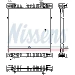 Hladnjak, hlađenje motora NISSENS NIS 67184 IC-E49CF1