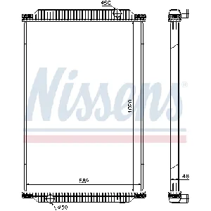 Hladnjak, hlađenje motora NISSENS NIS 67196 IC-E357A9
