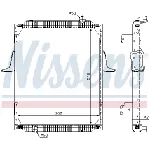 Hladnjak, hlađenje motora NISSENS NIS 67248 IC-B36FAC