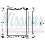 Hladnjak, hlađenje motora NISSENS NIS 67259A IC-B65CCB