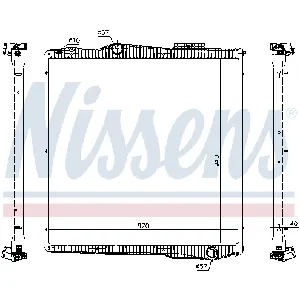 Hladnjak, hlađenje motora NISSENS NIS 67291 IC-E1A9F0