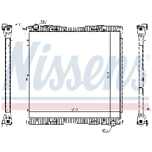 Hladnjak, hlađenje motora NISSENS NIS 67292 IC-DF02B1