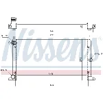 Hladnjak, hlađenje motora NISSENS NIS 67304 IC-473544
