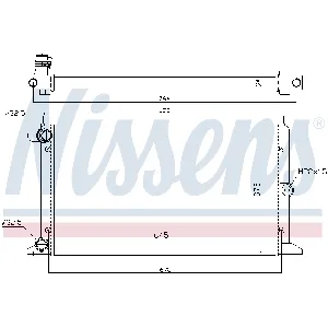 Hladnjak, hlađenje motora NISSENS NIS 67304 IC-473544